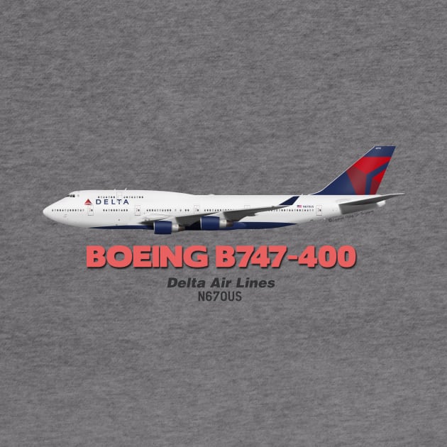 Boeing B747-400 - Delta Air Lines by TheArtofFlying